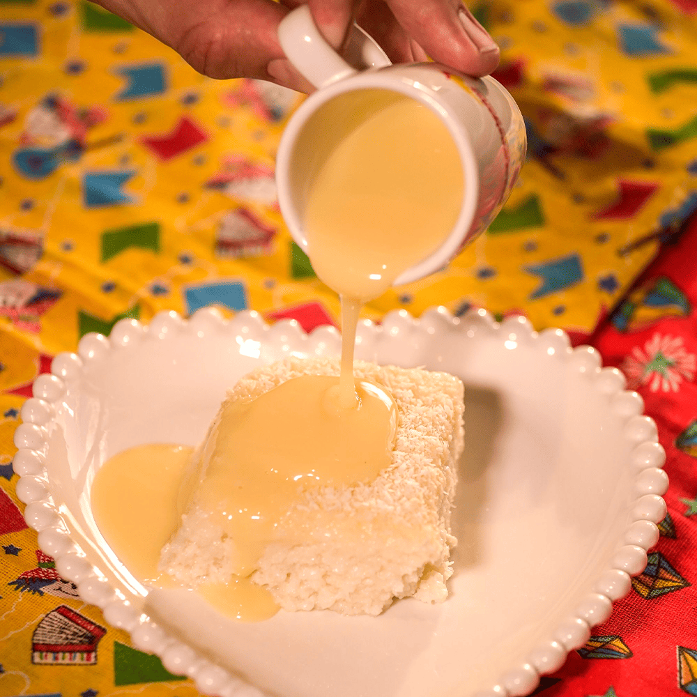 Bolo de Tapioca Gelado (Fatia)