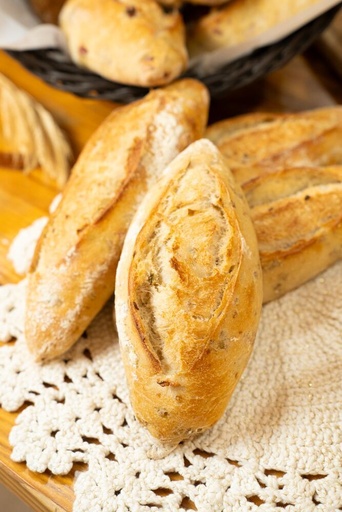 Pão Baguete de Castanha de Cajú