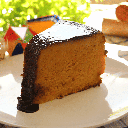 Bolo de Cenoura com Chocolate (Fatia)